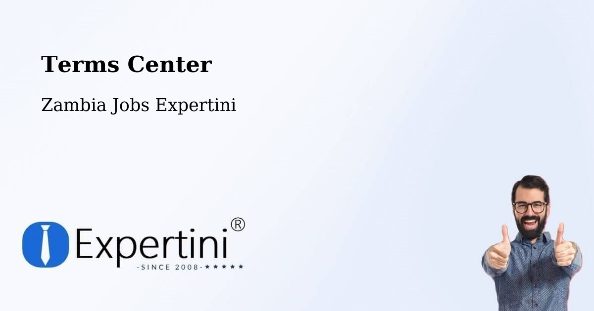 Terms of Service – Limulunga - Zambia Jobs Expertini